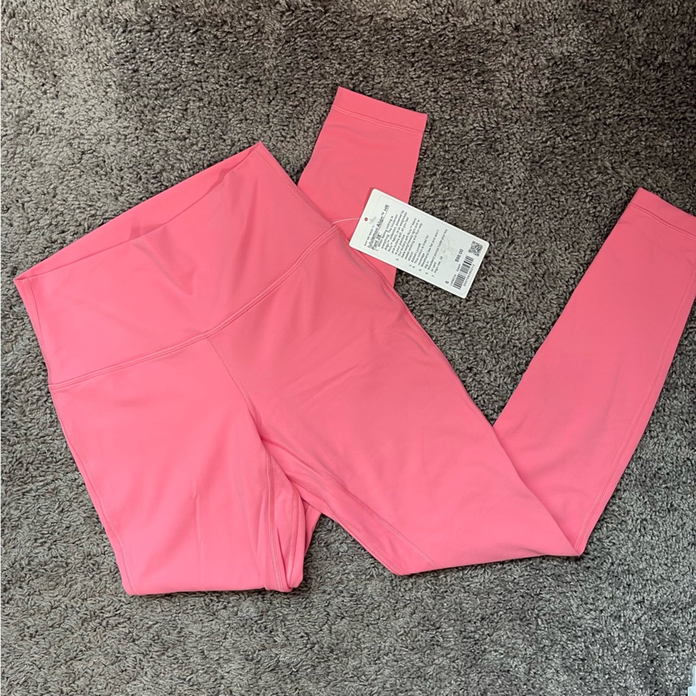 Lululemon Align Sakura Pink leggings 28in 6 NWT